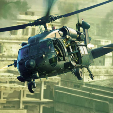 Kitty Hawk® Maquette d'hélicoptère SIKORSKY MH-60L BLACK HAWK 1:35 référence KH50005.