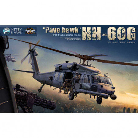 Kitty Hawk® Maquette d'hélicoptère HH-60G Pave Hawk avec figurines 1:35 référence KH50006.