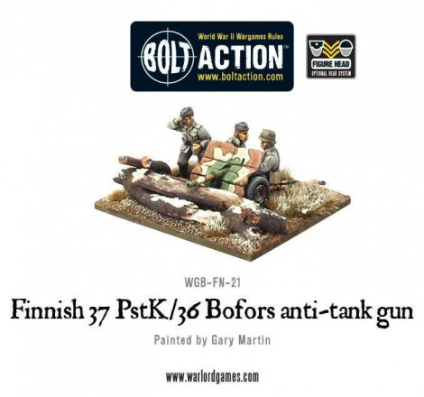 Bolt Action - Finnish 37 PstK/36 Bofors Anti-Tank Gun (finlandais)