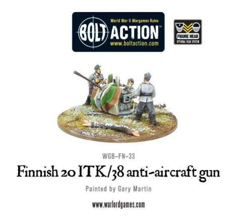 Bolt Action - Finnish ITK/38 Anti-Aircraft Gun (finlandais)
