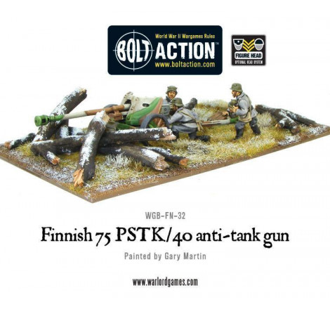 Bolt Action - Finnish 75 PSTK/40 Anti-Tank Gun (finlandais) référence WGB-FN-32