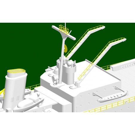 Trumpeter® Maquette militaire bateau croiseur léger Français Marseillaise 1:350 référence 05374.