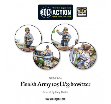 Bolt Action - Finnish 105 H/33 Howitze (finlandais) WGB-FN-24