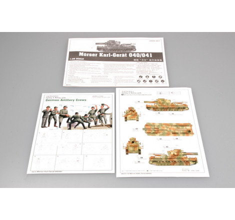 Trumpeter® Maquette militaire Mörser Karl-Gerät 040/041 1:35 référence 00215.