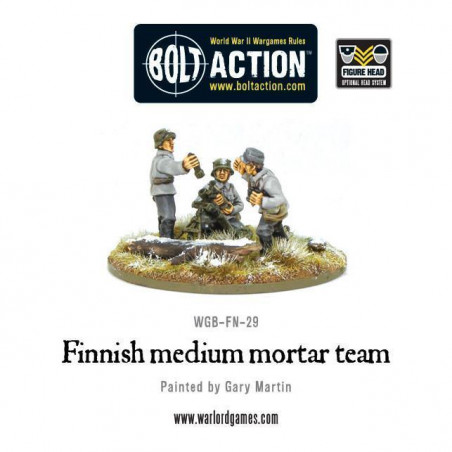 Bolt Action - Finnish Medium Mortar Team (finlandais)