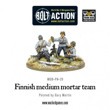Bolt Action - Finnish Medium Mortar Team (finlandais)