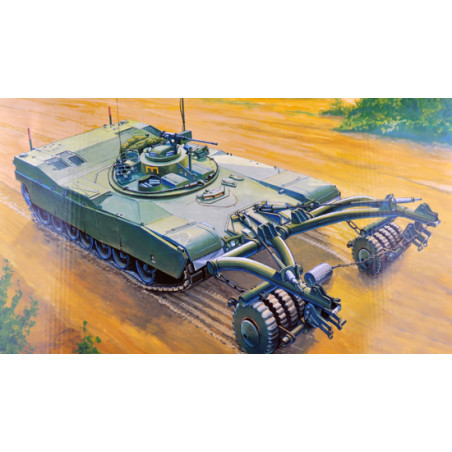 Trumpeter® Maquette militaire char M1 Panther II déminage 1:35 référence 00346.