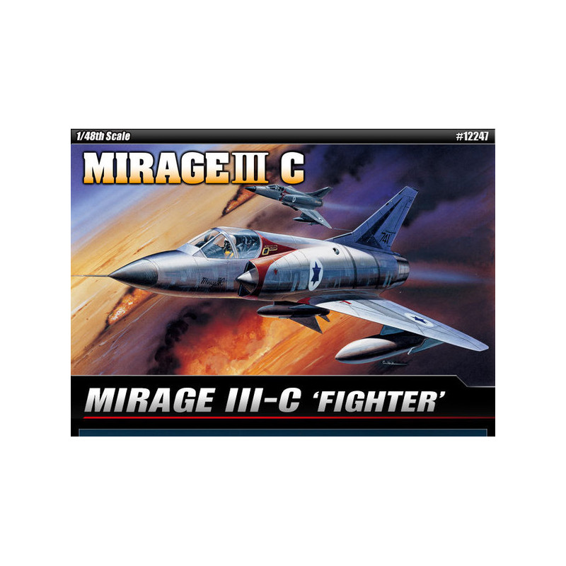 Academy® Maquette d'avion Mirage III-C Fighter 1:48 référence 12247.