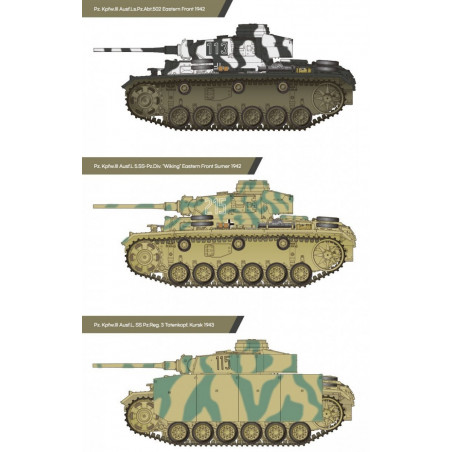 Academy® Maquette militaire char Panzer III Ausf.L  "Bataille de Kursk" 1:35 référence 13545.