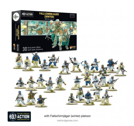 Warlord Games® Bolt Action Fallschirmjäger Platoon (winter) référence 402012102.