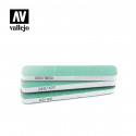 Vallejo® Set de 3 bandes de ponçage (90x19x6 mm) référence T40001.