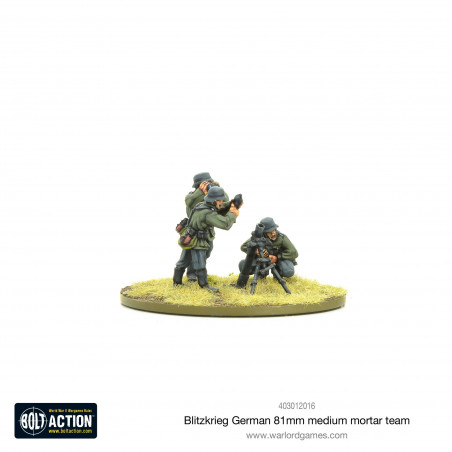 Bolt Action - Blitzkrieg German 81mm Medium Mortar Team (1939-1942)