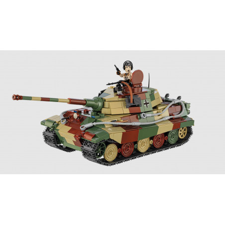 Cobi® Panzer VI Ausf.B "Königstiger" 1:35 référence 3113. Contient 802 briques Cobi® et une figurine.