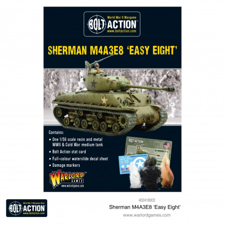 Bolt Action - Korean War - Sherman M4A3E8 'Easy Eight' 402418003