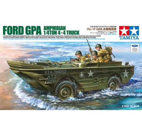 Tamiya® Maquette militaire véhicule amphibie US Ford GPA 1:35 référence 35336.