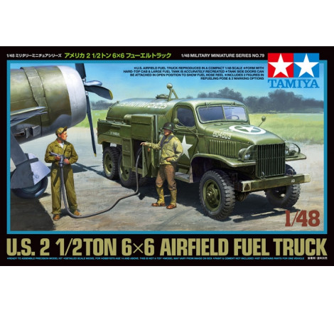 Tamiya® maquette militaire camion citerne aviation US 1:48 référence 32579.