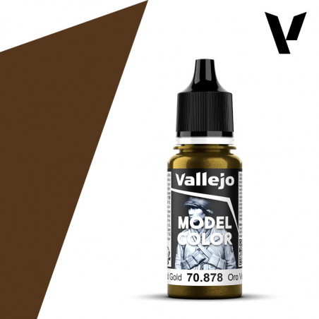 Vallejo® Model Color Peinture acrylique Old Gold référence 70878.