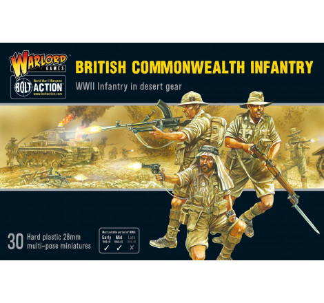 Bolt Action - British Commonwealth Infantry (desert gear) 402011017