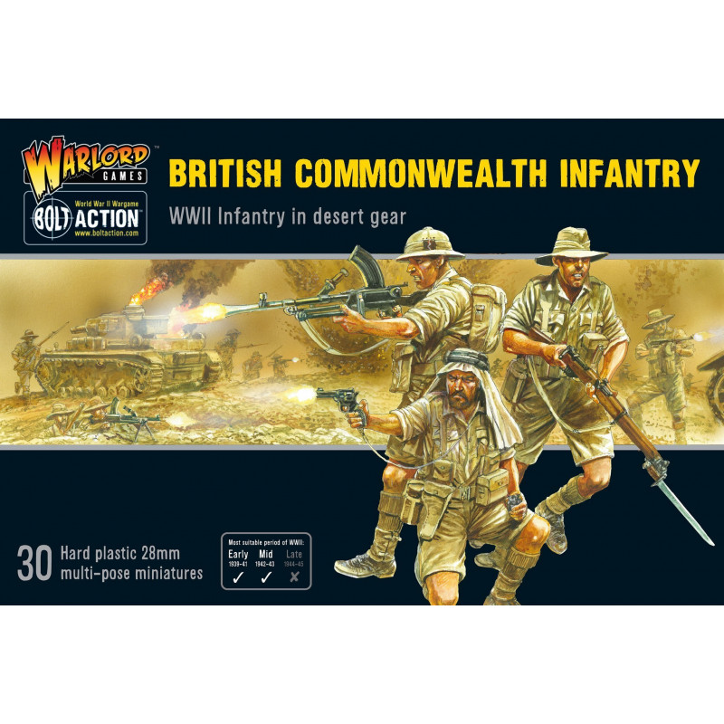 Bolt Action - British Commonwealth Infantry (desert gear) 402011017