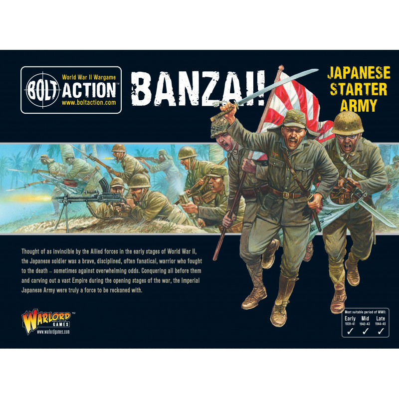 Bolt Action - Banzai! Imperial Japanese Starter Army référence 402616001