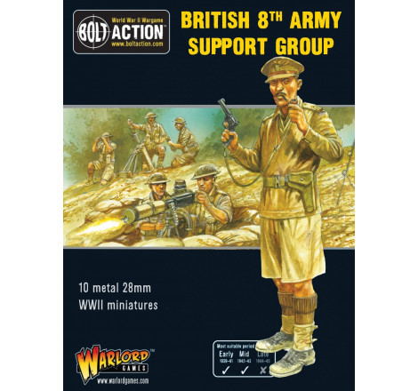 Bolt Action - British 8th Army Support Group référence 402211009