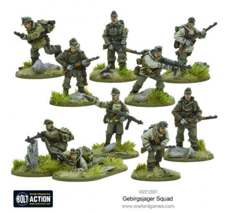 Bolt Action - Gebirgsjager Squad référence 402212001