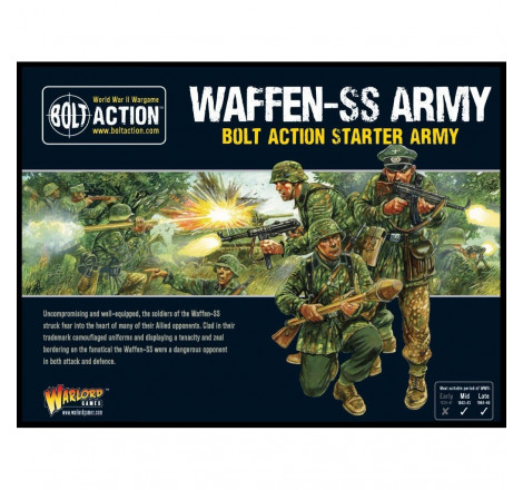 Warlord Games® Bolt Action Armée allemande Waffen-SS 1:56 référence 402612101.