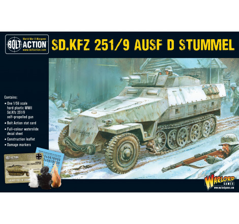 Bolt Action - German - Sd.Kfz 251/9 Ausf D (Stummel) half-track référence 402012005