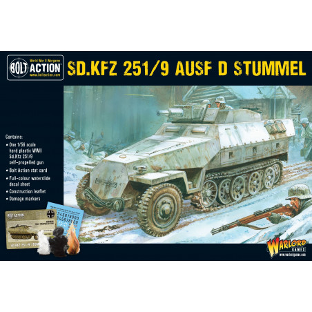 Bolt Action - German - Sd.Kfz 251/9 Ausf D (Stummel) half-track référence 402012005
