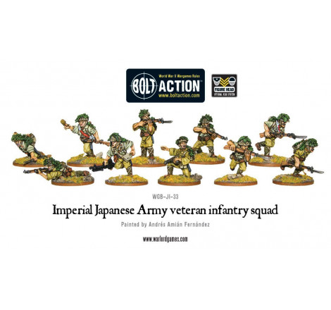 Bolt Action - Japanese Veteran Infantry Squad référence 402216003