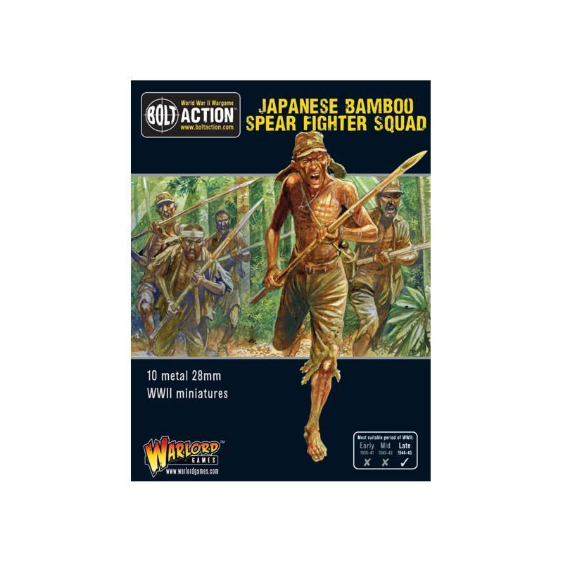 Bolt Action - Japanese Bamboo Spear Fighter squad référence 402216001