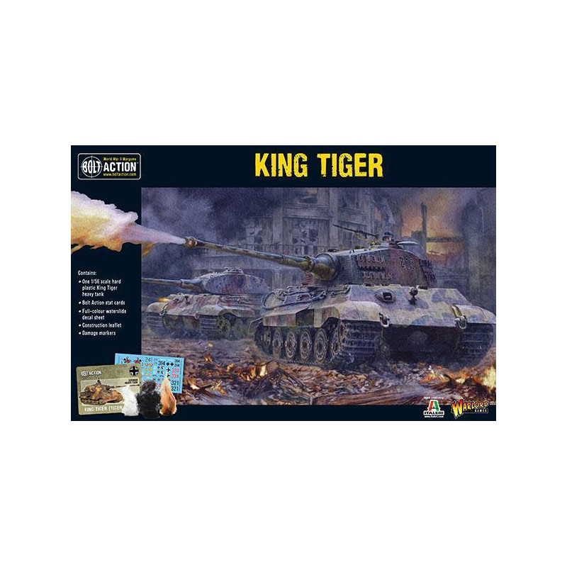 Bolt Action - King Tiger tank référence 402012001