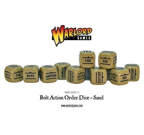 Warlord Games® Bolt Action 12 dés sand