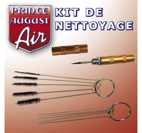 Kit de nettoyage pour aérographe - Prince August référence AAG30