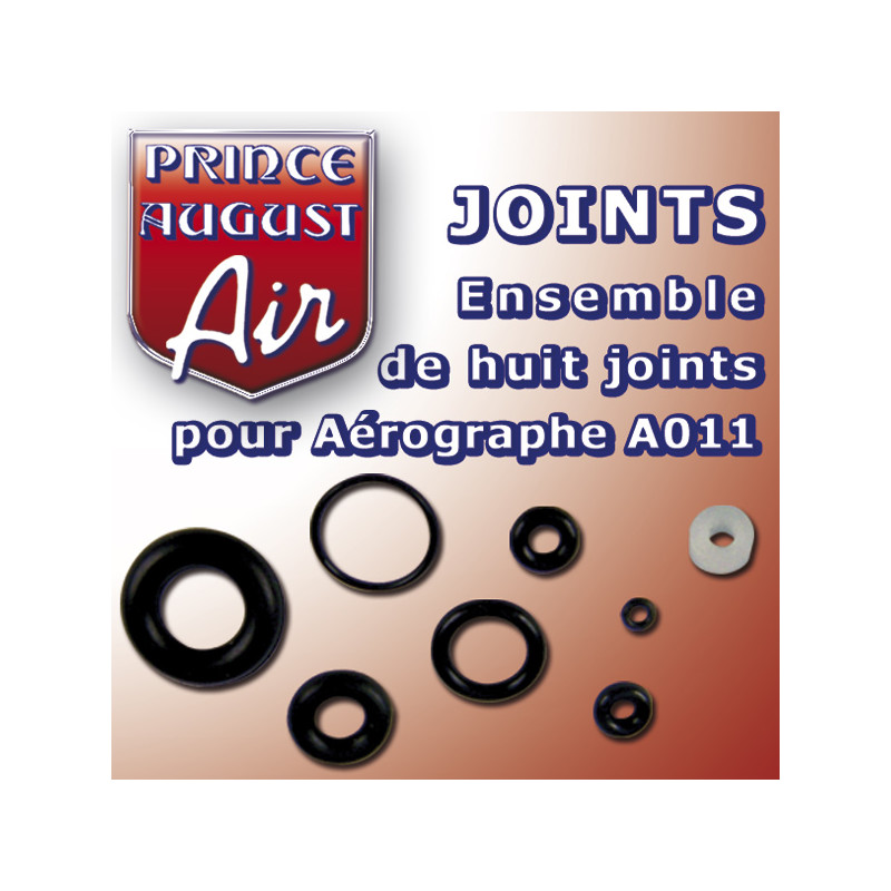 Kit joints pour aérographe A011 et A112 - Prince August