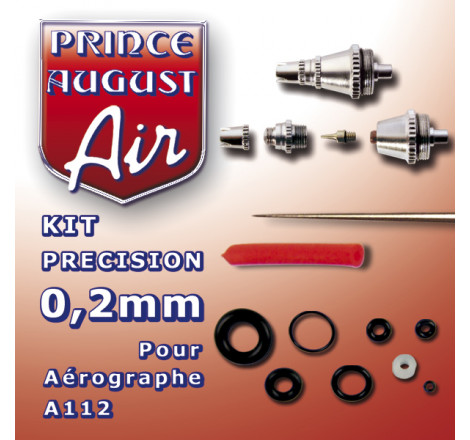 Kit précision 0.20 pour aérographe A112 Prince August