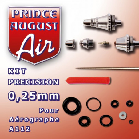Kit précision 0.25 pour aérographe A112 Prince August