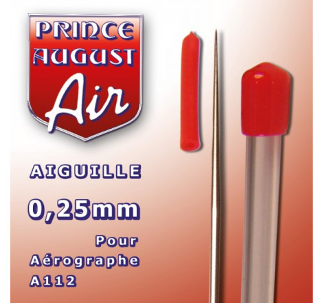 Aiguille 0.25 pour aérographe A112 Prince August