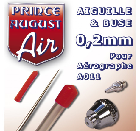 Aiguille et buse 0.2 pour aérographe A011