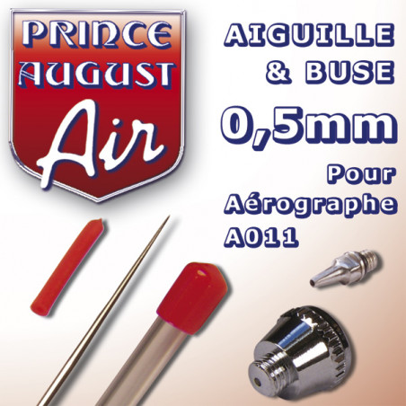 Aiguille et buse 0.5 pour aérographe A011