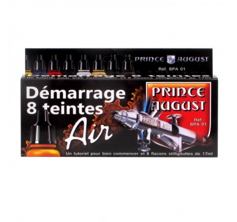 Coffret démarrage Prince August Air 8 teintes