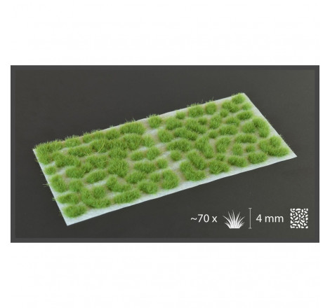 Touffe d'herbe Green 4mm (x70) GamersGrass