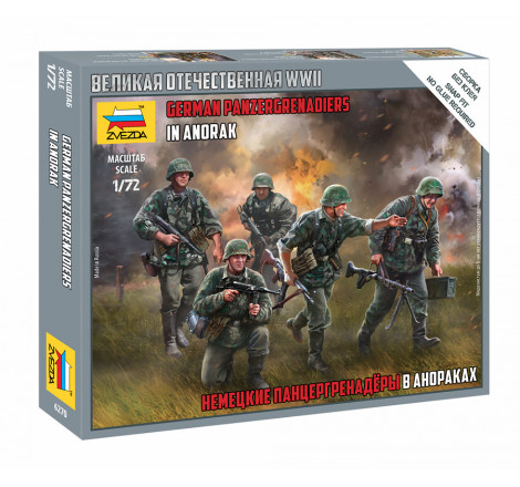 Maquette Zvezda - Panzergrenadiers allemand 1/72