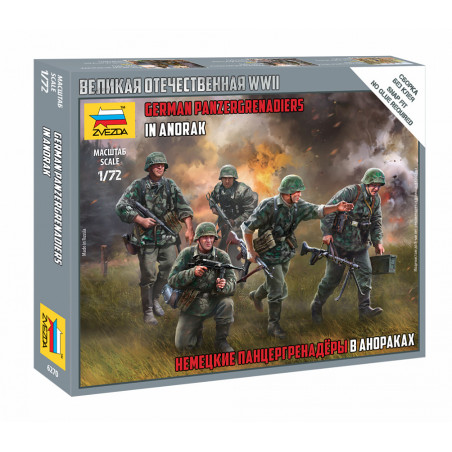 Maquette Zvezda - Panzergrenadiers allemand 1/72