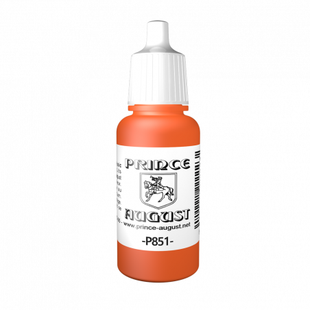 Prince August® Peinture acrylique Classic Orange intense P851