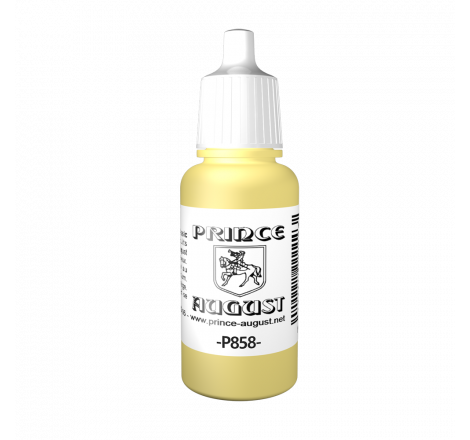 Prince August® Peinture acrylique Classic Jaune crème - P858