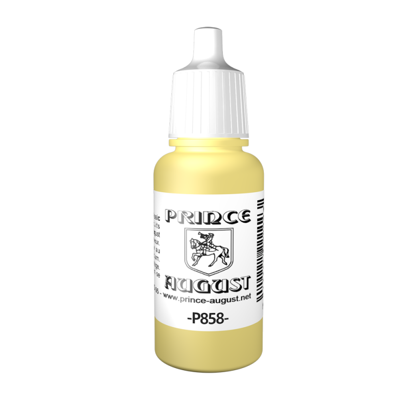 Prince August® Peinture acrylique Classic Jaune crème - P858