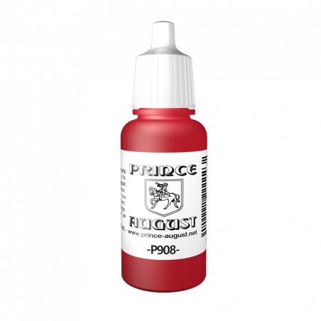 Prince August® Peinture acrylique Classic Rouge carmin P908
