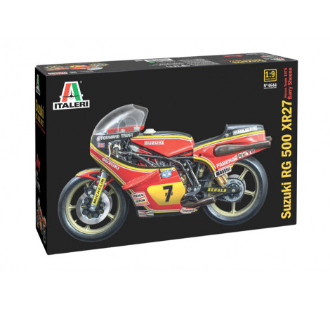 Maquette Italeri Moto Suzuki RG 500 XR27 Heron Team 1978 Barry Sheene 1/9