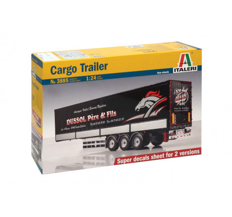 Maquette Italeri Camion Cargo Trailer 1/24 référence 3885